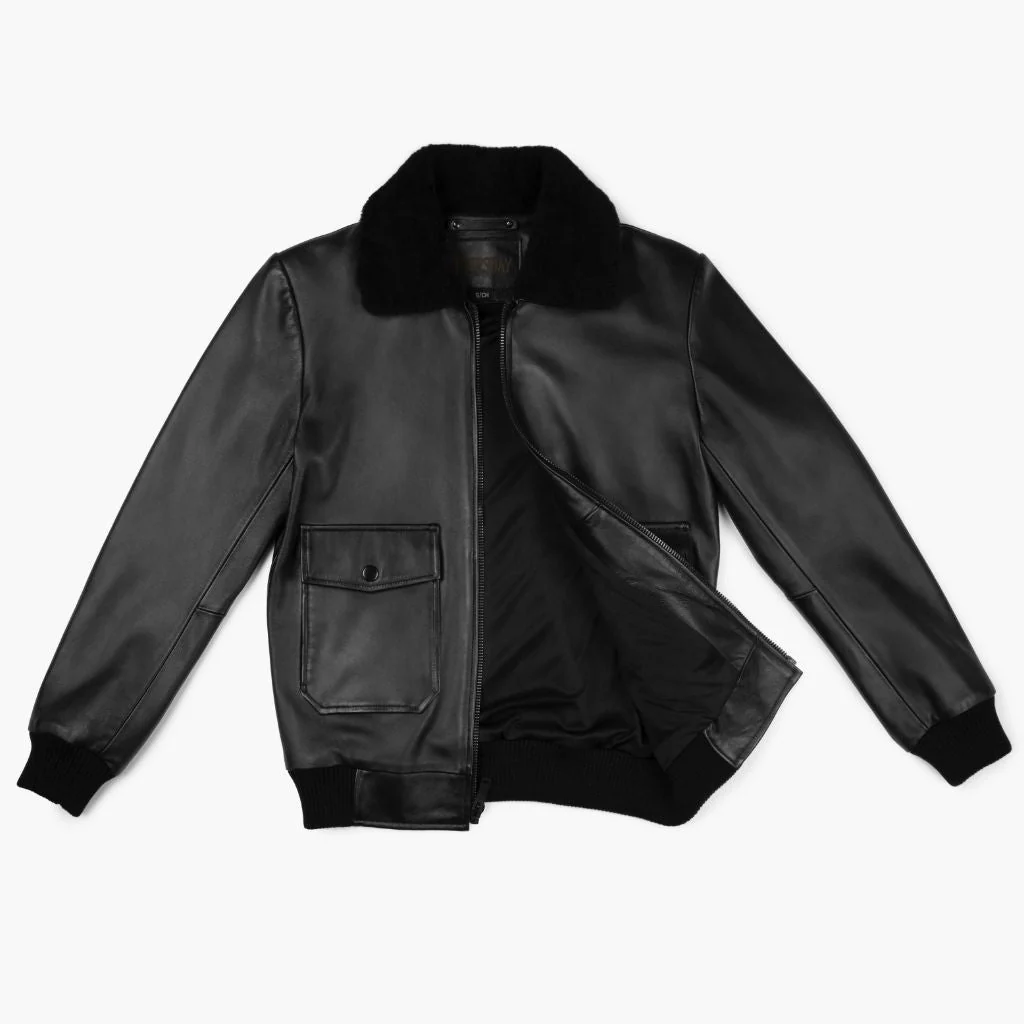 [S] Flight Jacket | Black - Image 5
