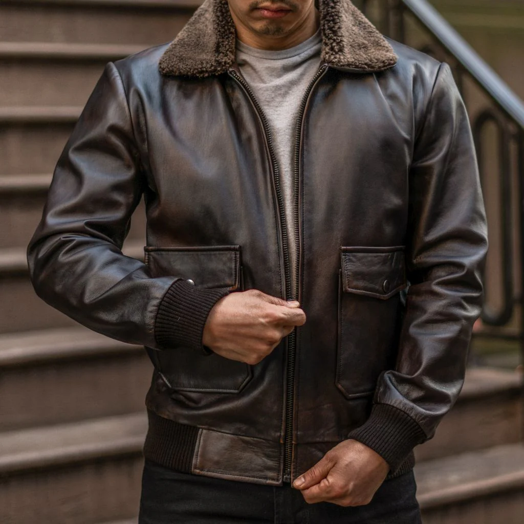 [S] Flight Jacket | Black Coffee - Image 2