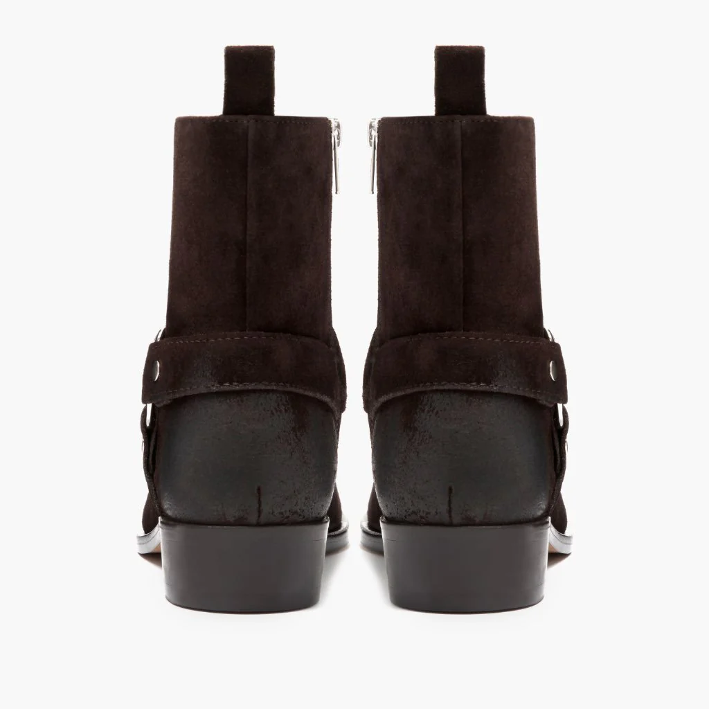 [S] Harness | Dark Brown Suede - Image 4