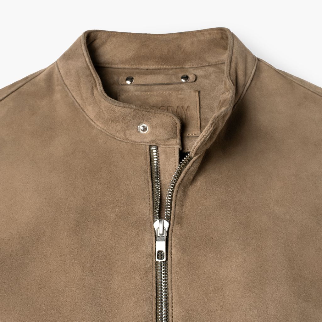 [S] Racer Jacket | Taupe - Image 4