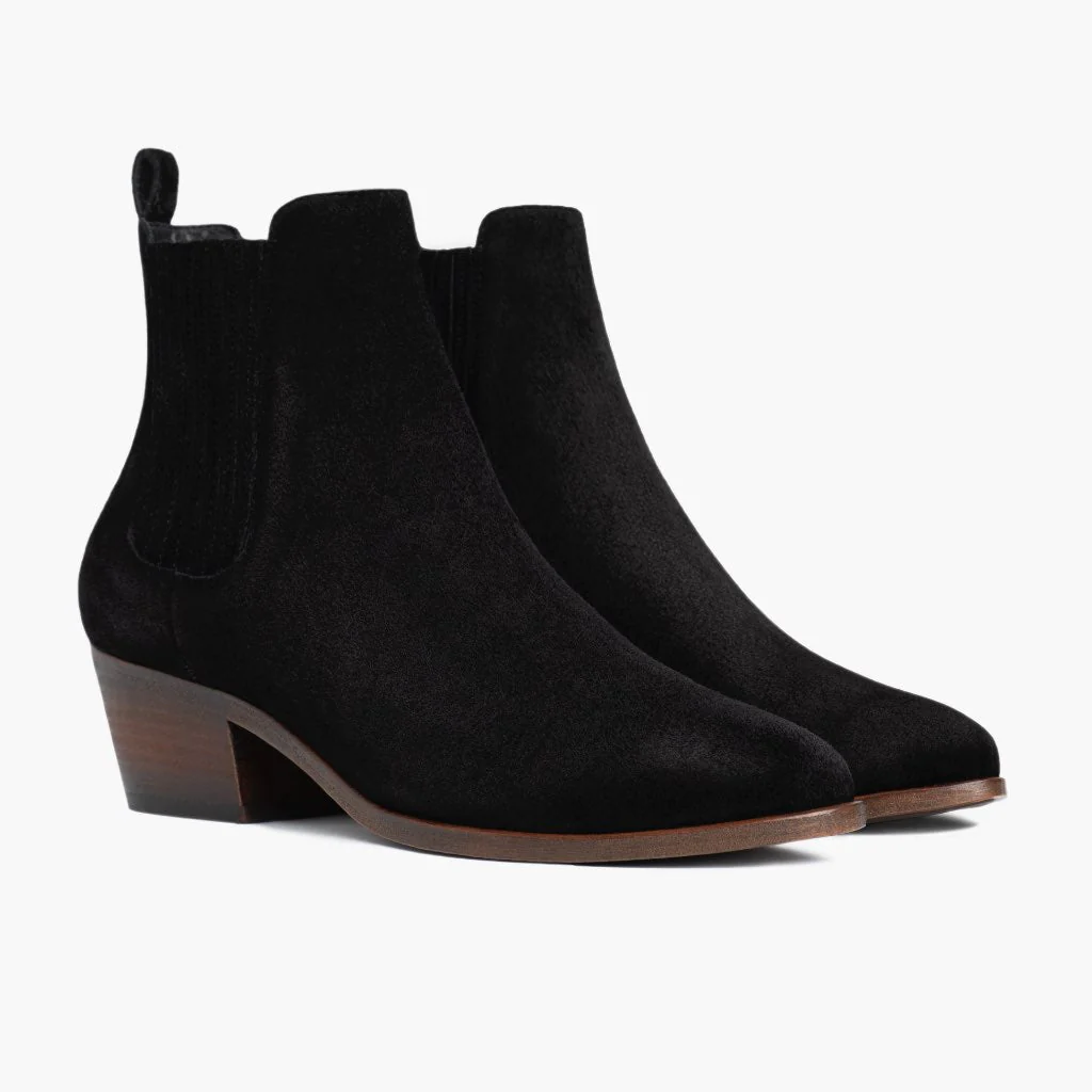 [S] Dreamer Bootie | Black Suede - Image 2