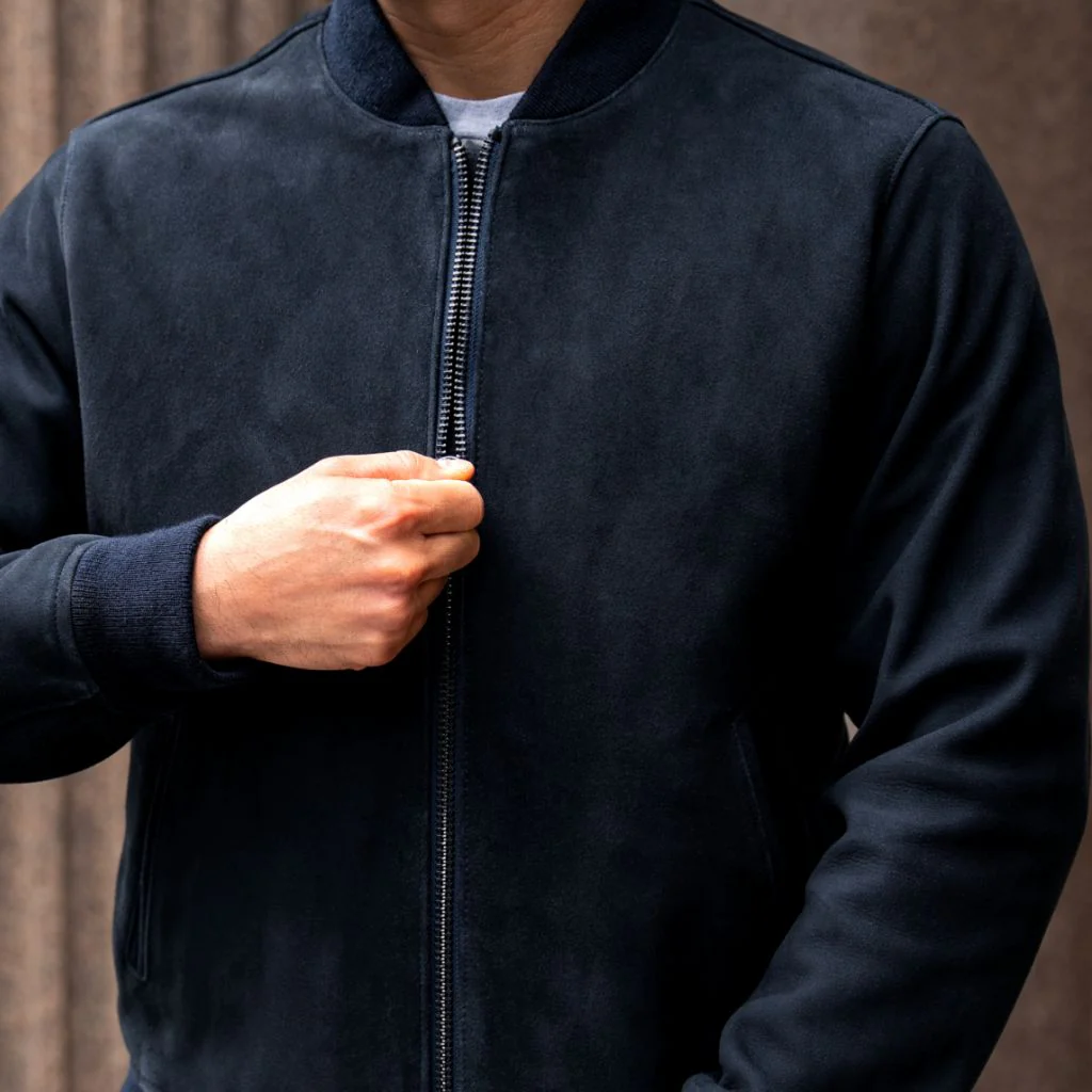 Bomber Jacket | Navy - Image 2