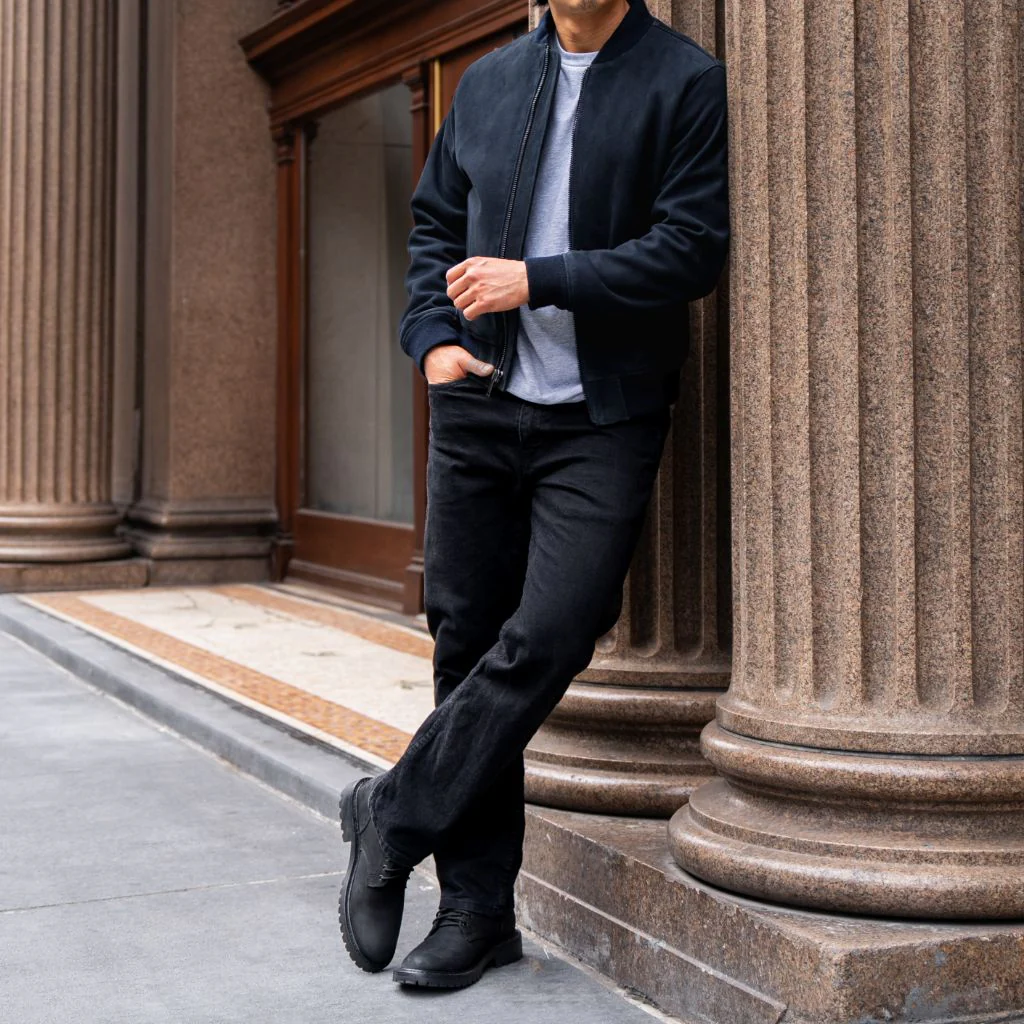 Bomber Jacket | Navy - Image 3