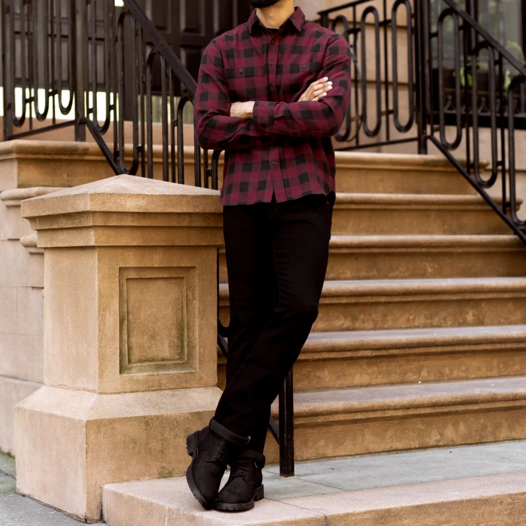 Buffalo Check Shirt | Red - Image 8
