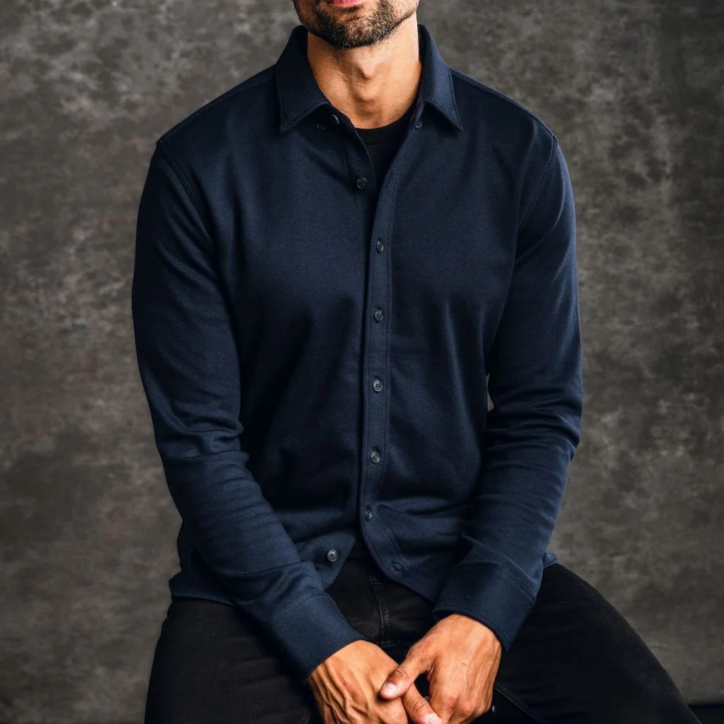 Everyday Button-Down Shirt | Navy - Image 7