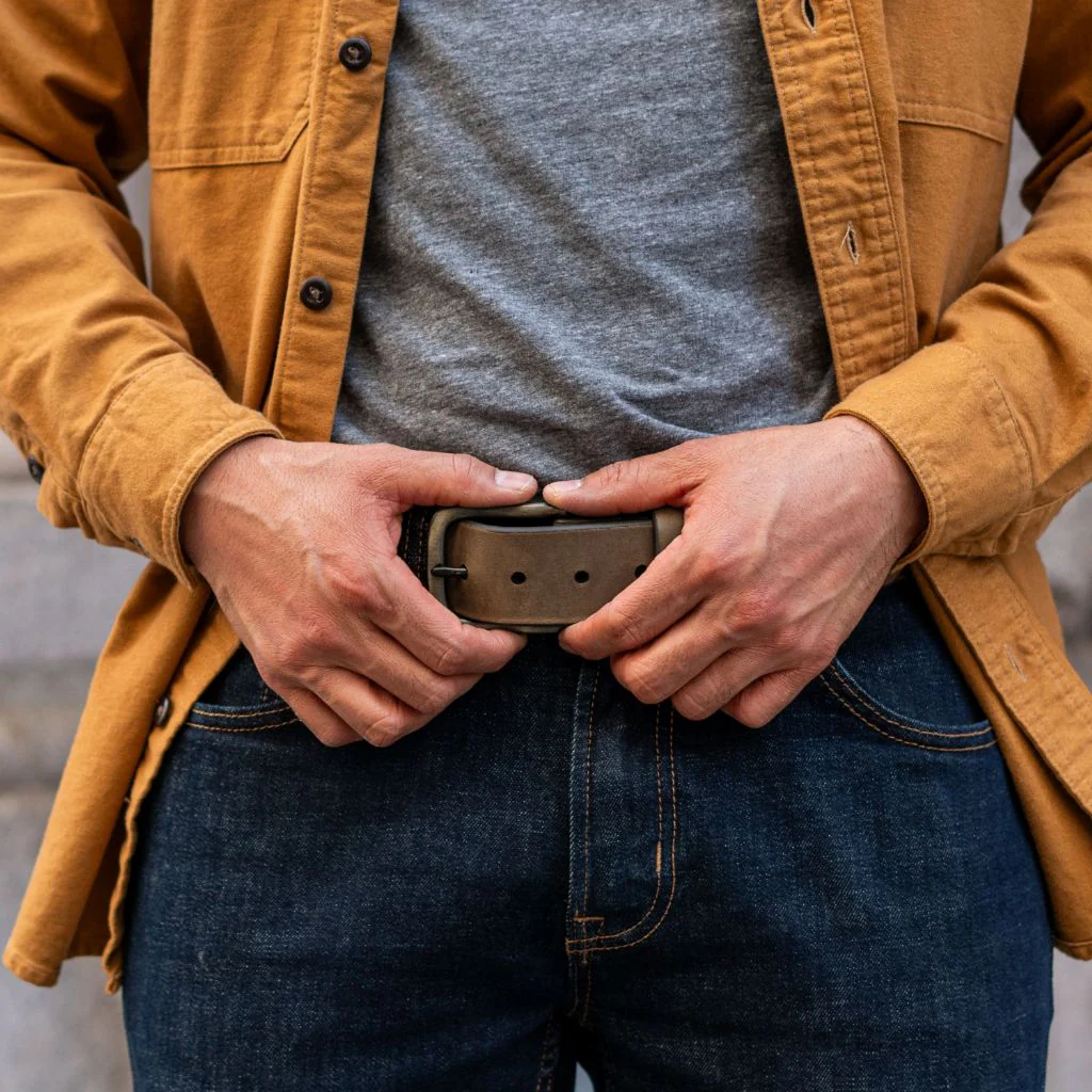 Men's Heritage Leather Belt | Burnt Copper - Image 5
