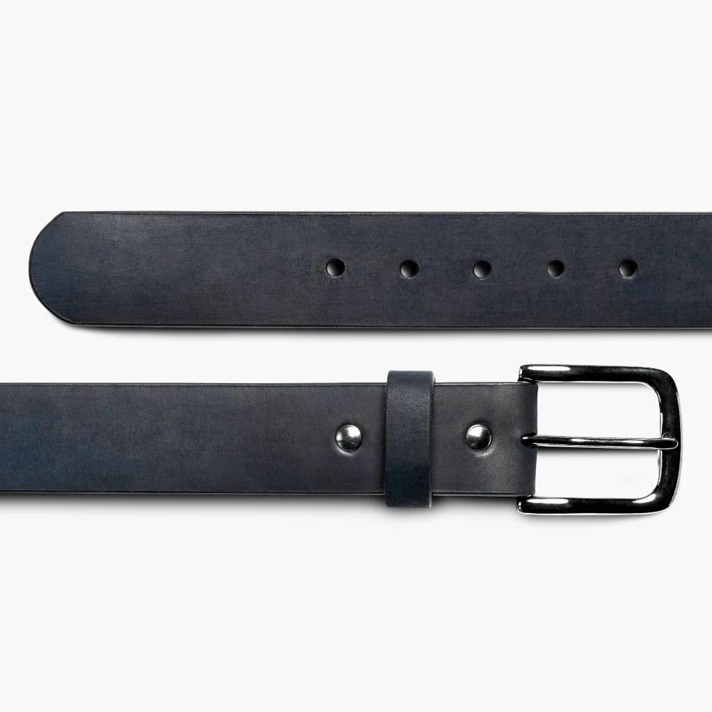 Men's Heritage Leather Belt | Marino Matte - Image 3