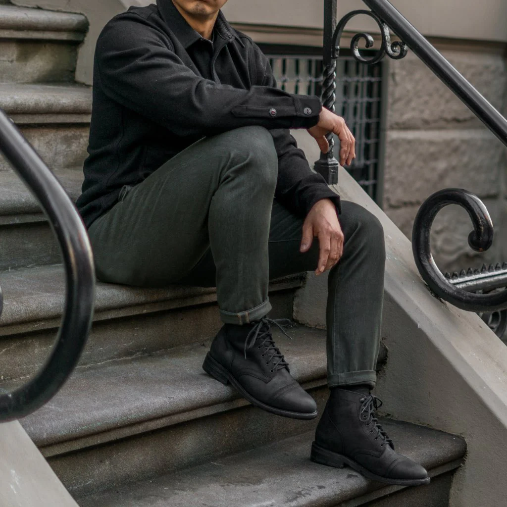 Kato Axe Slim Fit Chinos | Military Green - Image 6