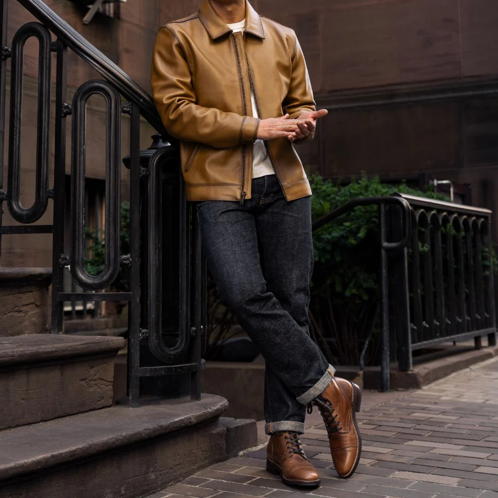 Keanu Jacket | Golden Brown - Image 3