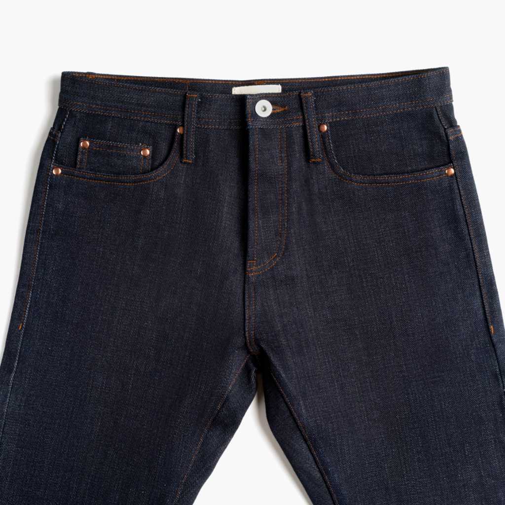 UB Heavyweight Selvedge Tapered Jeans | Indigo - Image 3