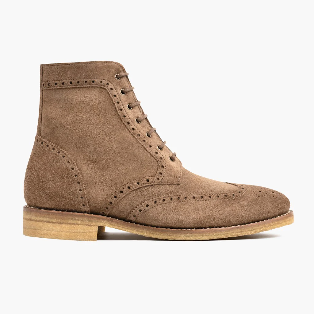 Wingtip | Caramel Suede - Image 2