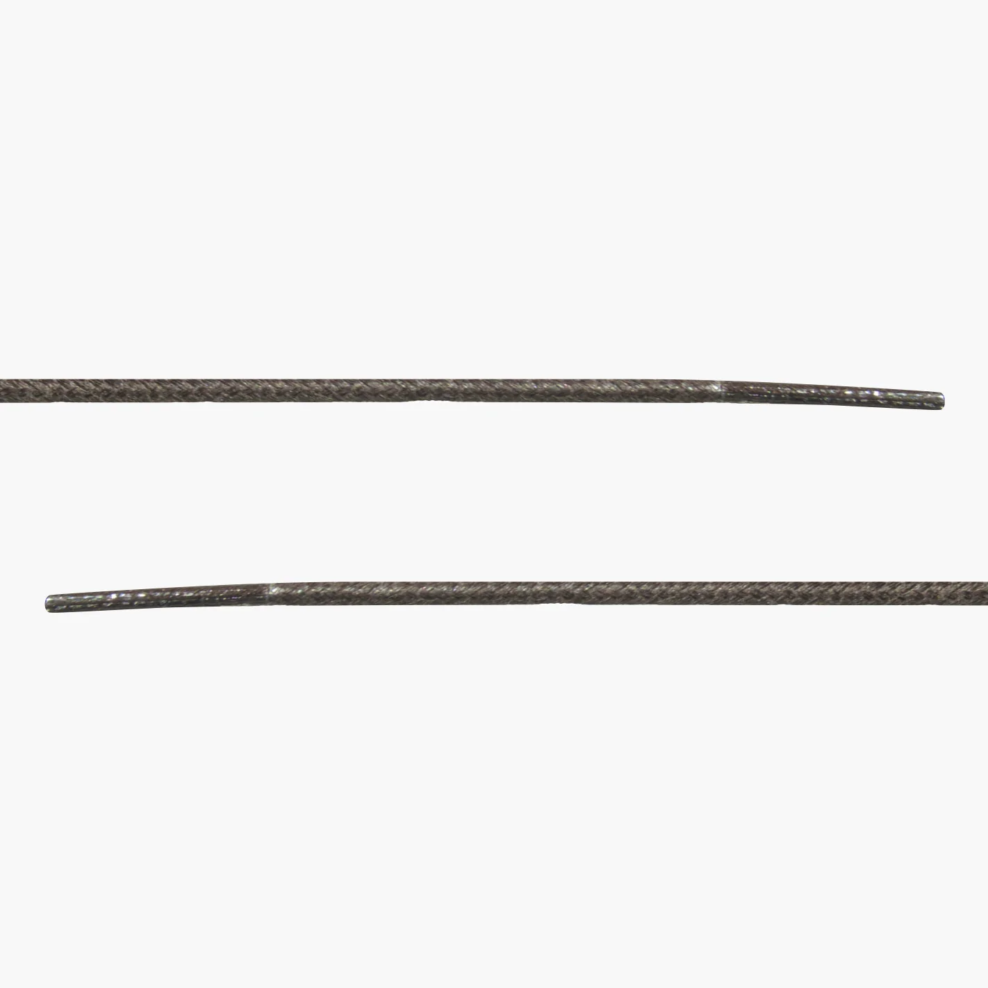 Round Waxed Cotton Laces | Brown - Image 2