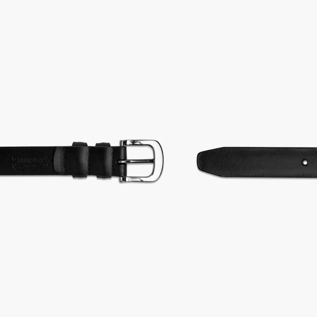 Men's Refined Leather Belt | Black - Image 3