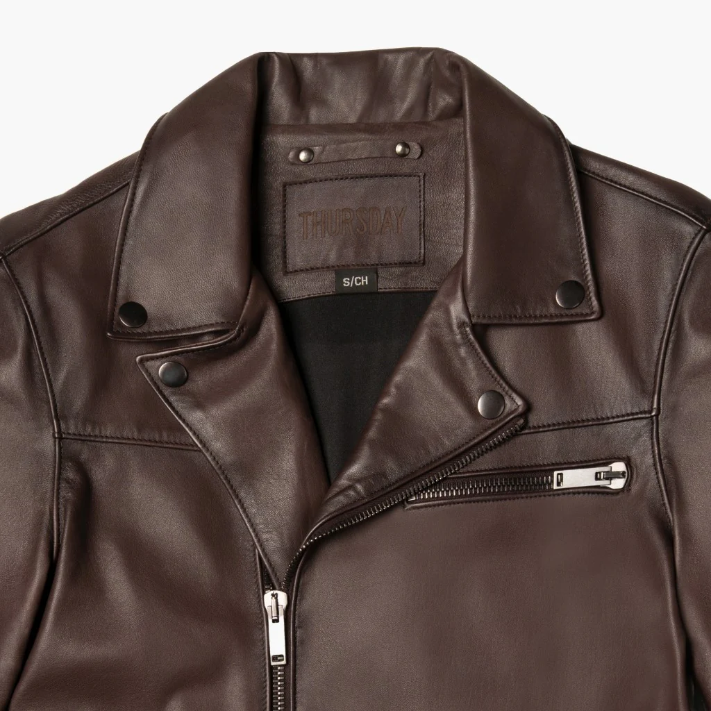 [W] Motorcycle Jacket | Old English - Image 4