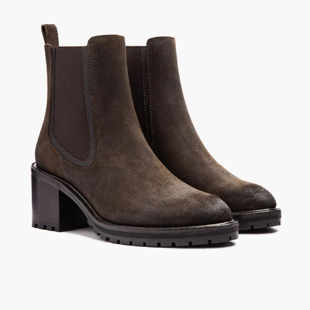 [W] Knockout | Dark Olive Suede - Image 2