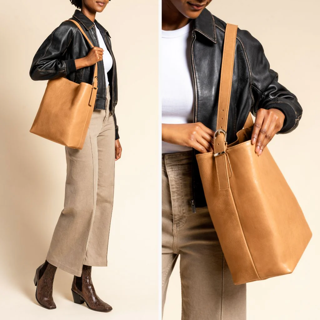 Bucket Bag | Tan - Image 8
