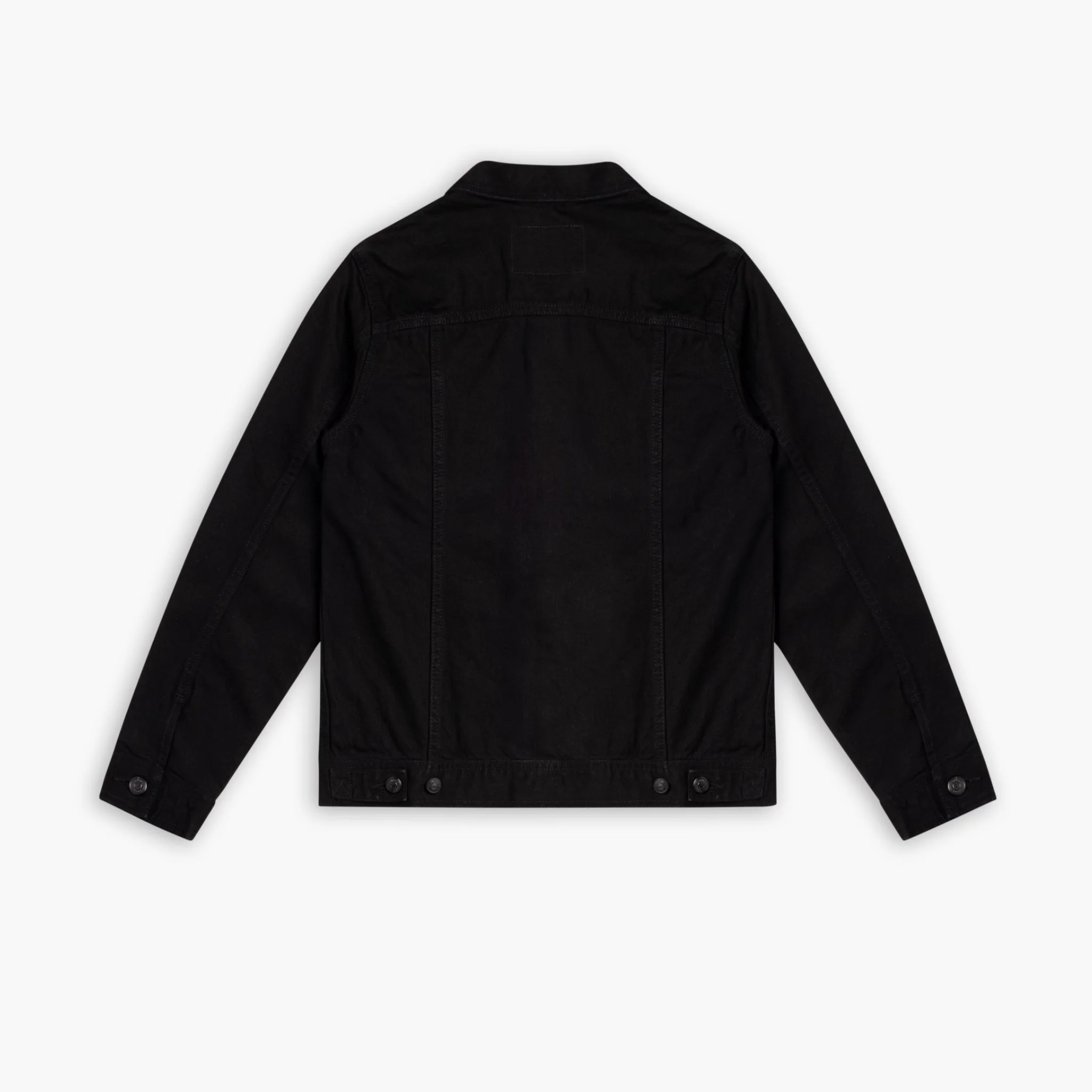 Denim Trucker Jacket | Black - Image 6