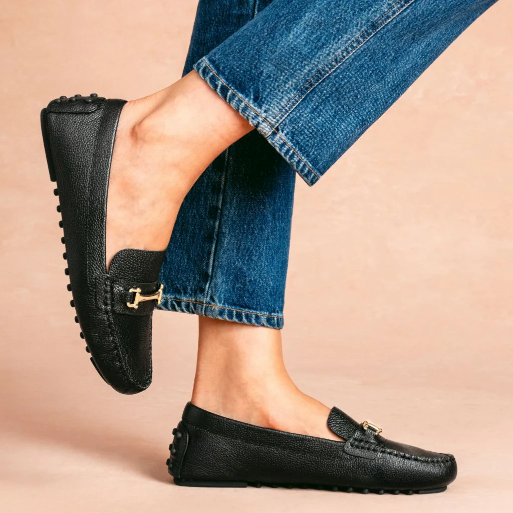Driving Loafer | Black & Gold - Image 8
