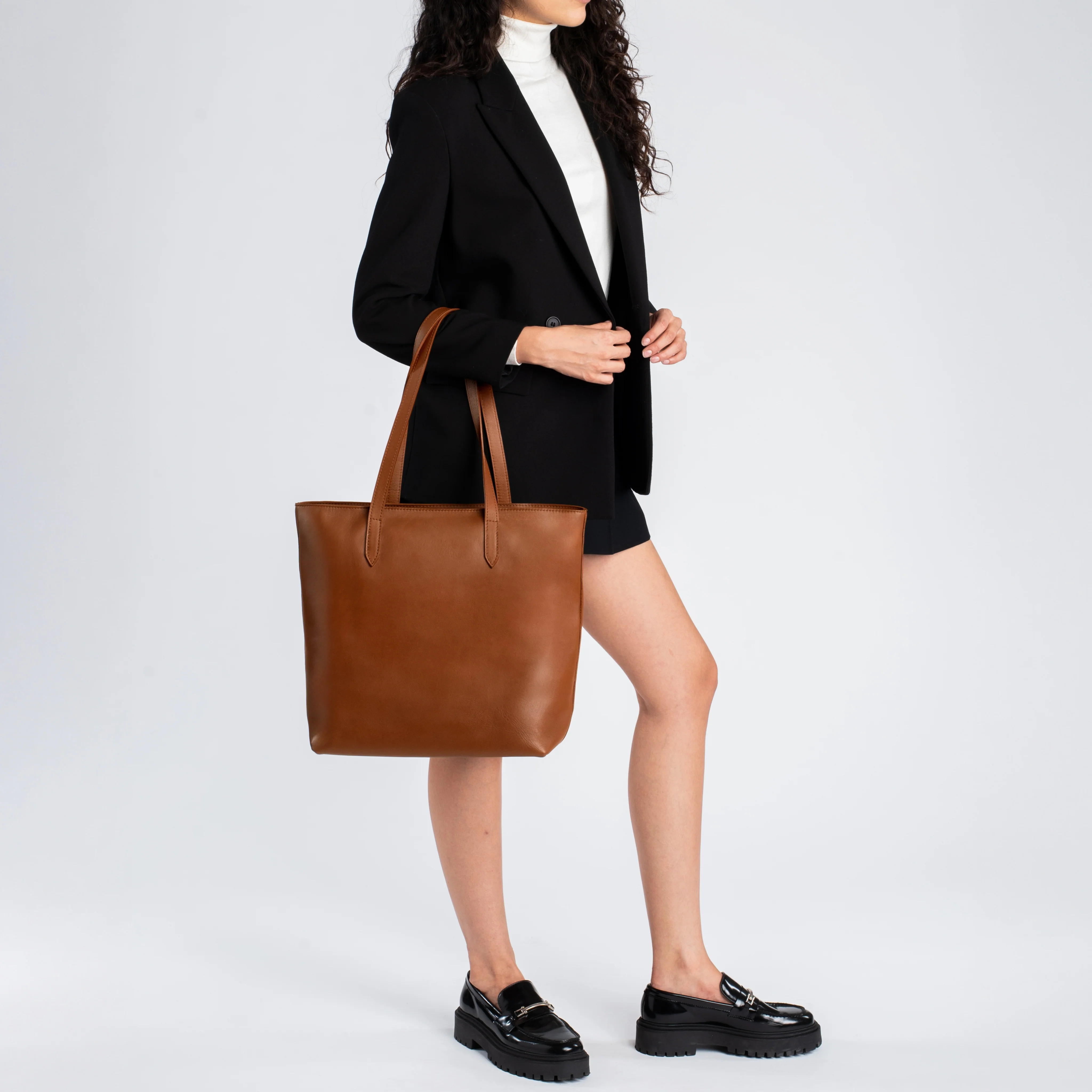 Everyday Tote | Cuero (L) (Zipper) - Image 8