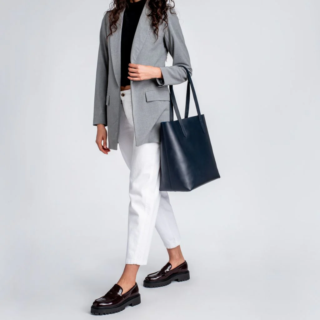 Everyday Tote | Navy (L) - Image 8