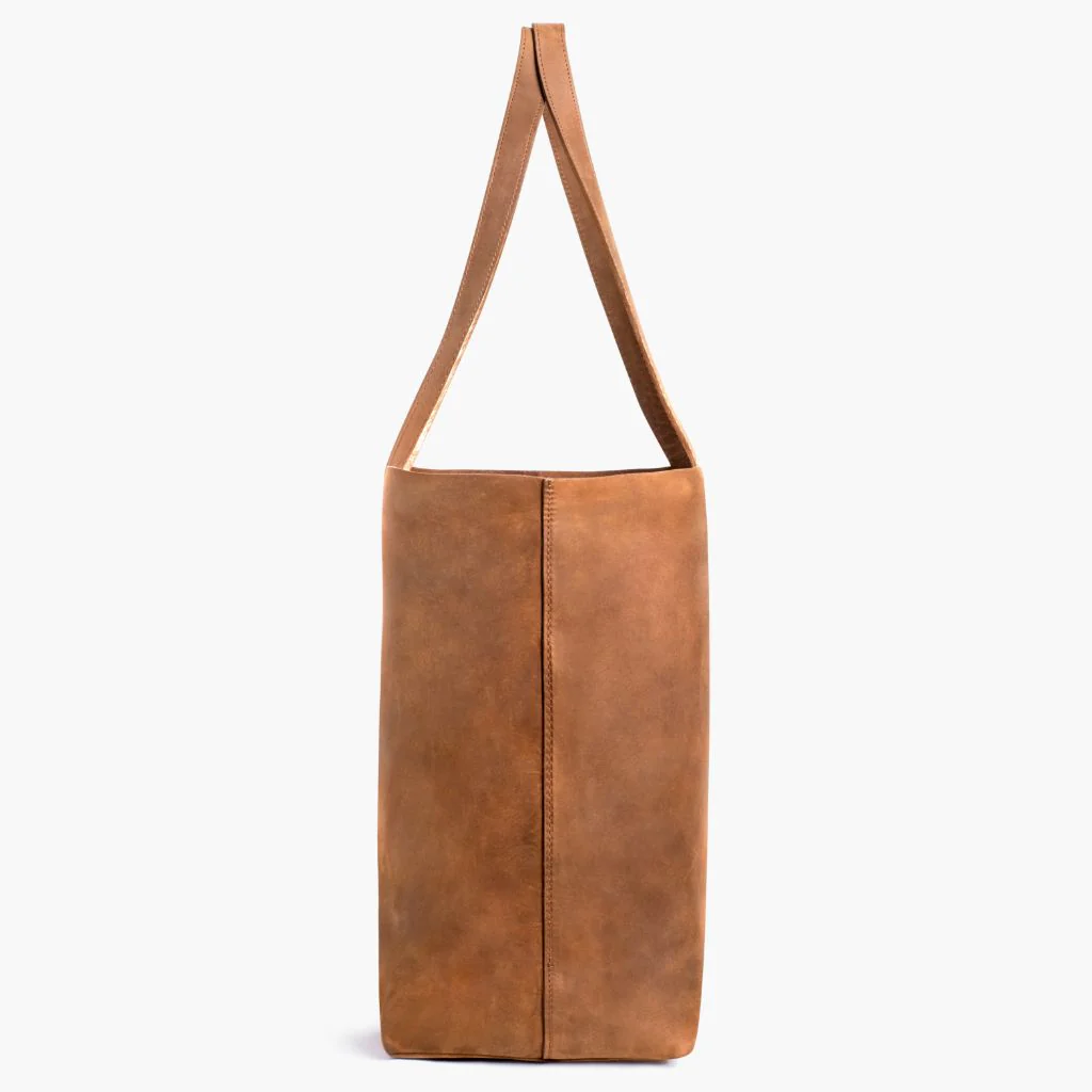 Everyday Tote | Vintage Cognac (XL) - Image 4
