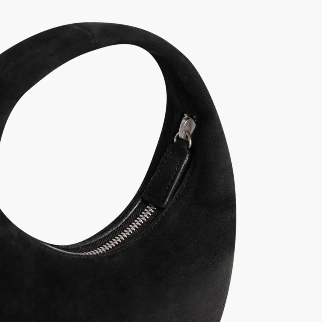 Mini Crescent | Black Suede - Image 4