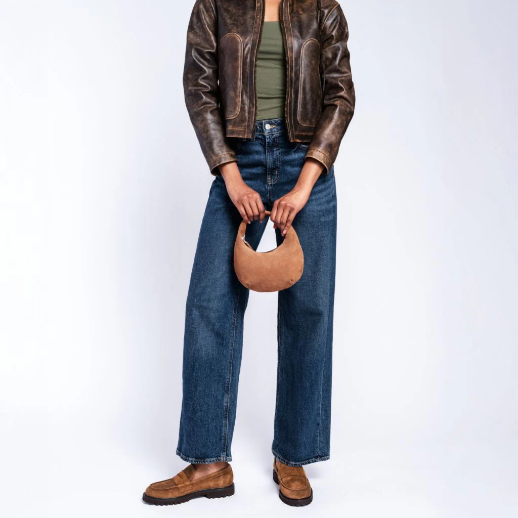 Mini Crescent | Tan Suede - Image 7