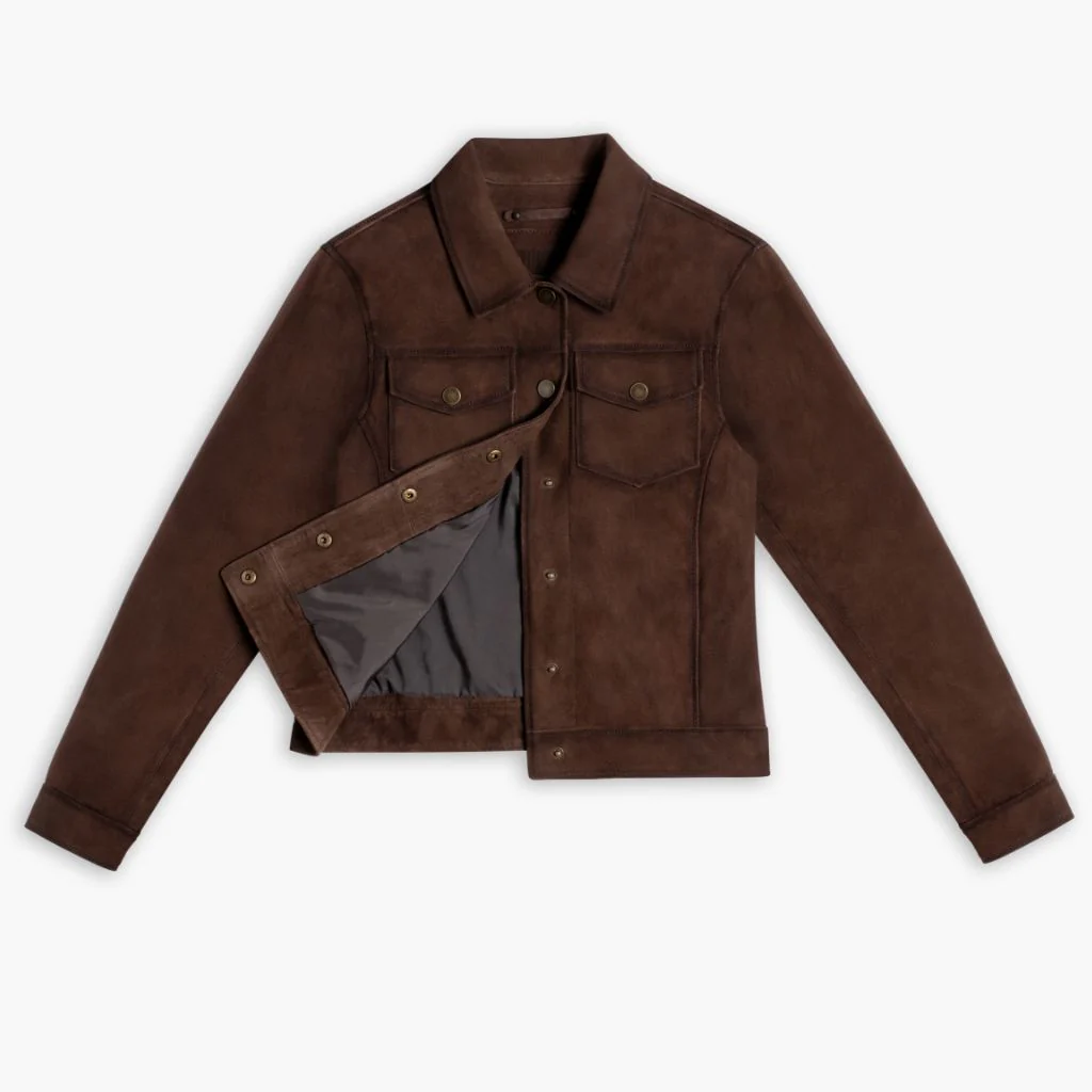 Suede Western Jacket | Brown - Image 5