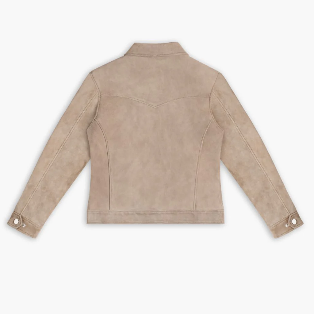 Suede Western Jacket | Taupe - Image 6